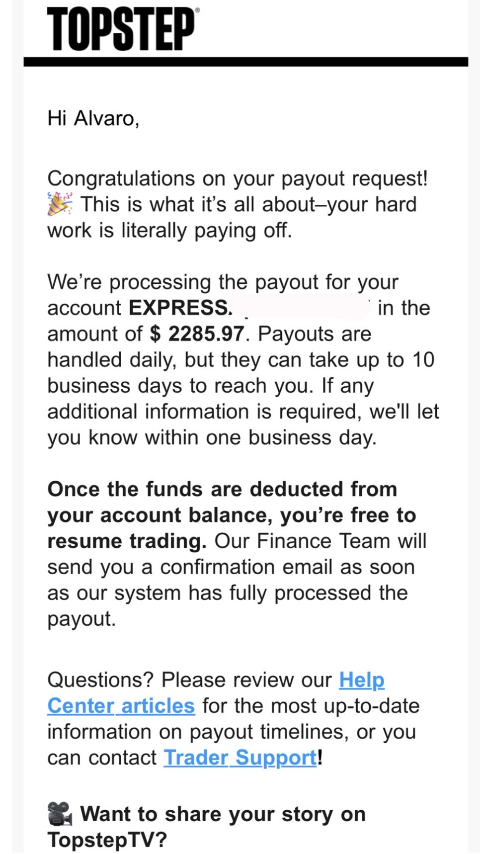 Trading Success 7